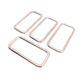 50mm Metal Rectangle Square Loop Ring Belt Buckle for Bag