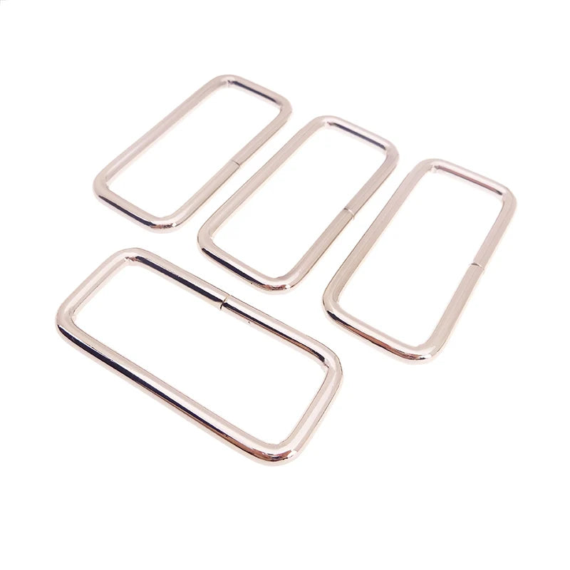 50mm Metal Rectangle Square Loop Ring Belt Buckle for Bag