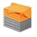 11.5 Inch X 11.5 Inch Bulk Microfiber Cleaning Cloths-Reusable Lint-Free Eco-Friendly Towels for Home & Kitchen Use