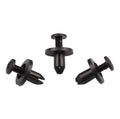 6mm 8mm Auto Body Plastic Fasteners and Clip Automotive Car Bumper Screw Black Rivet Fixing Clip Plastic Parts for Auto Cars