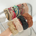 ShangHai Hot Selling Korean New Straw Woven Headband with European and American Style Hair Accessories