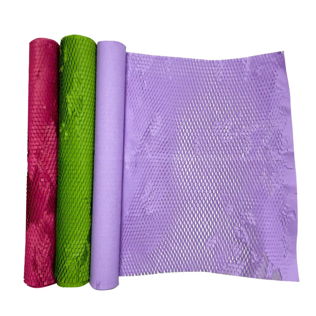 Versatile Honeycomb Paper Rolls Eco-Friendly Cushioning for Packaging Brown Paper Padded for Fragile Items