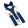 Fashion Solid Color Suspenders With Bow Tie for Boys Girls Y-Back Braces Straps Children for Wedding Suit Shirt Accessories