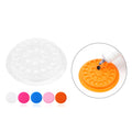XIUSUZAKI 100pcs Disposable Eyelash Extension Glue Holder Pallet Plastic Holder Pallet Stand Pads for Fan Eyelashes Holder