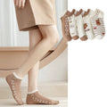 Wholesale Summer Cute Brown Bear Short Socks Women Kawaii Cotton Low Cut Ankle Socks