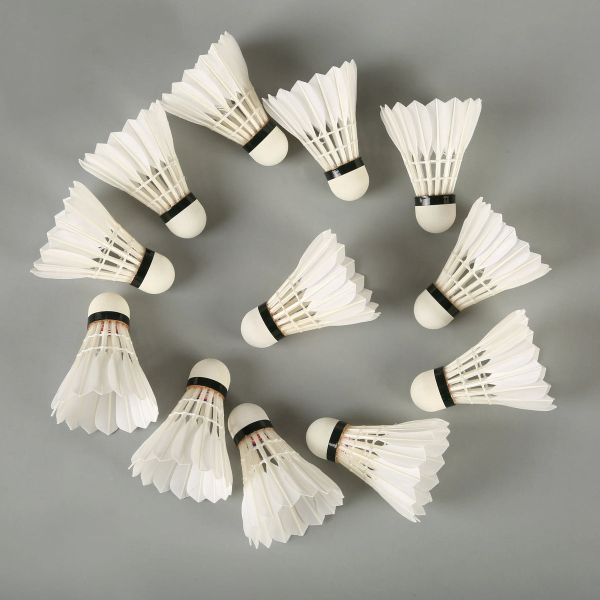 Hot Sell Lingmei 90 Badminton Shuttlecock BWF Level Class a Goose Feather Badminton Birdies for Tournment