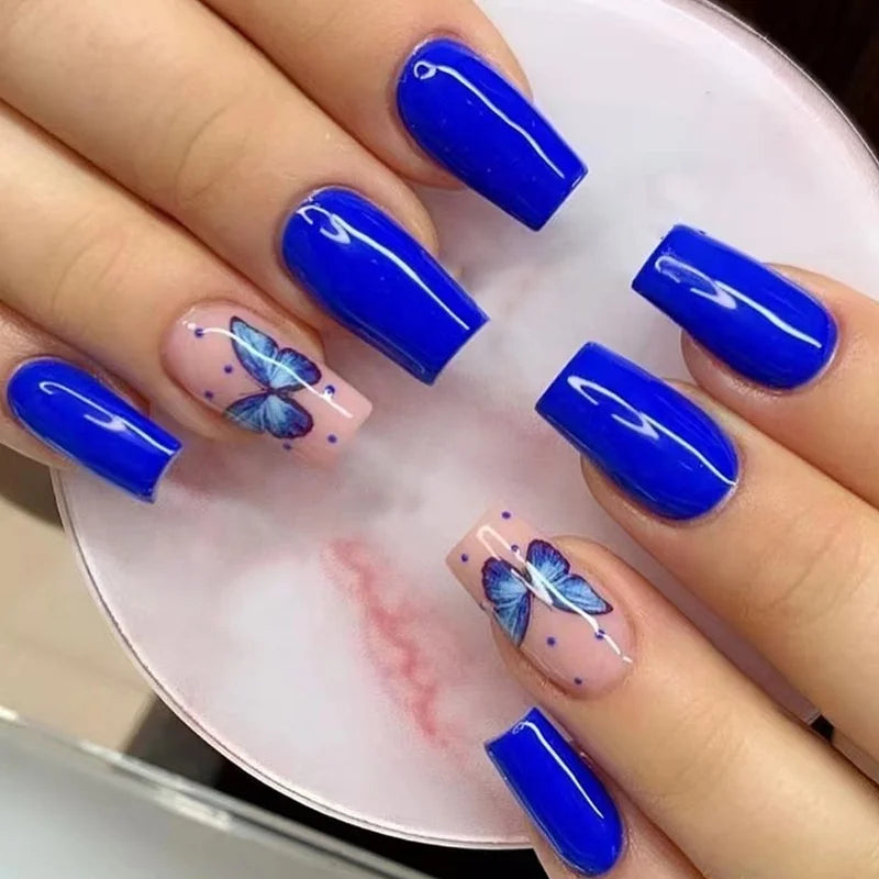 Wholesale Press on Nails Handmade Different Design High Quality Luxury Cute Fashion Style Nails Art Acrylic Pointed Artificial