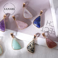 Hot Sale Pendant Charms Jewelry Making Clear Quartz Natural Stone Charms Pendant