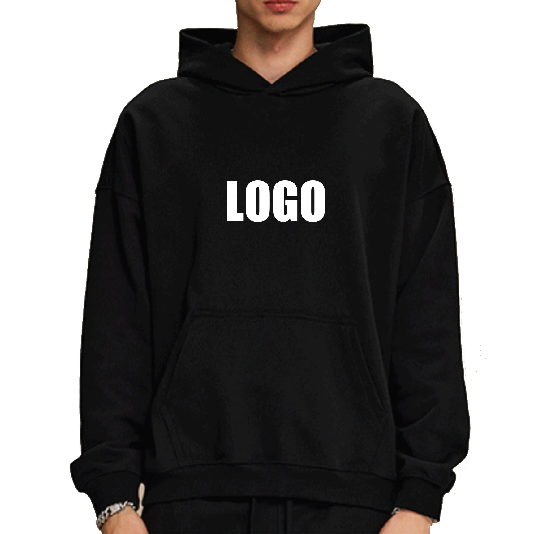 Wholesale Good Quality Heavyweight Cotton Men's Hoody Oversized Custom Print Luxury Pullover Cotton Custom Hoodies