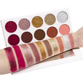 High Pigment Vegan Makeup Eyeshadow Palette Custom Private Label Eye Shadow Glitter Eyeshadow Palette Waterproof