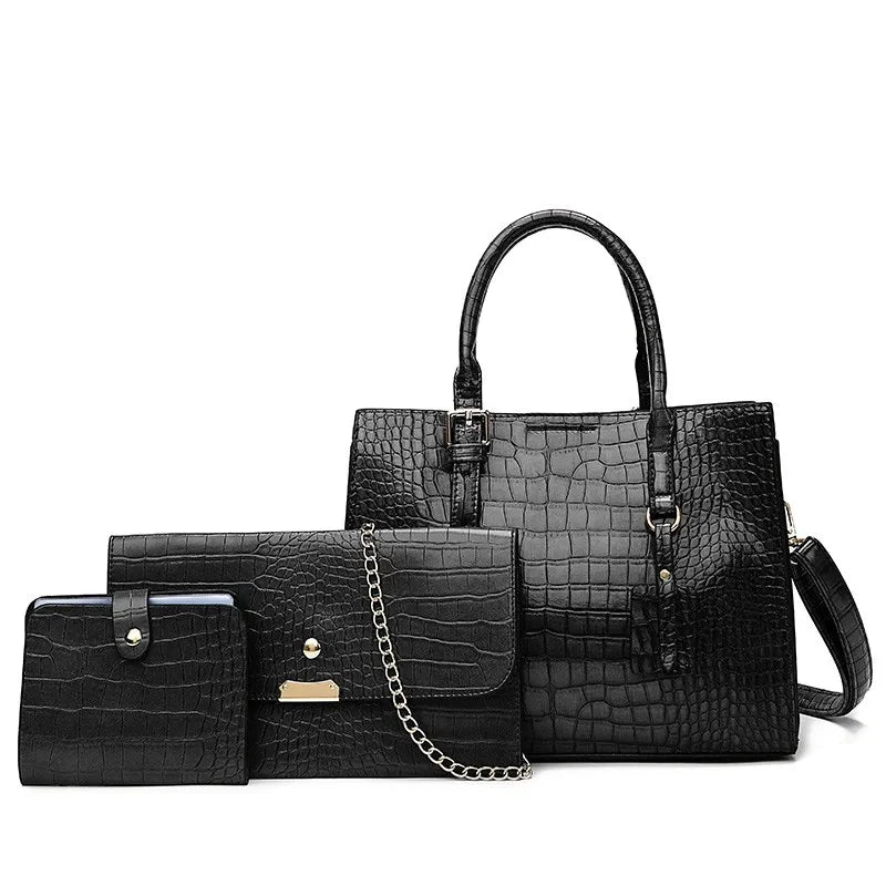 2024 New Women Bags Comfortable Beautiful Handbag Purses Wallet Large Light Capacity Handbags Set