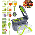 22 in 1 Kitchen Multifunction Hand Operated Vegetable SlicerSafe Manual Salad Food Onion Vegetable Cutter Chopper