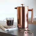 Copper Color Coffee French Press 1L Double Wall Insulated Cafeteria Presses
