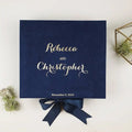 Personalized Luxury Valentine Anniversary Wedding Card Envelope Velvet Gift Box