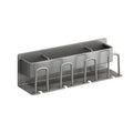 Soap Holder and 12 Hooks Stainless Steel Bathroom Shower Organizer Organization Shower Shelves Bathroom Accessories