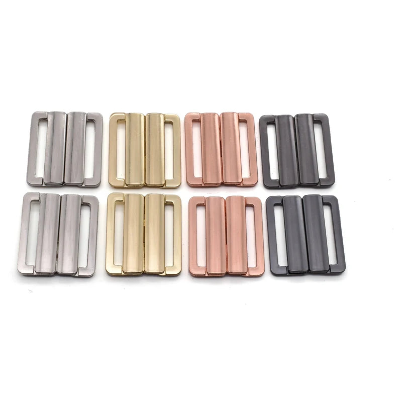 Rose Gold  Underwear Buckle Bikini Bra Sexy Girl Spicy Girl Bikini Buckle Washable Front Buckle Closure for Swimwear