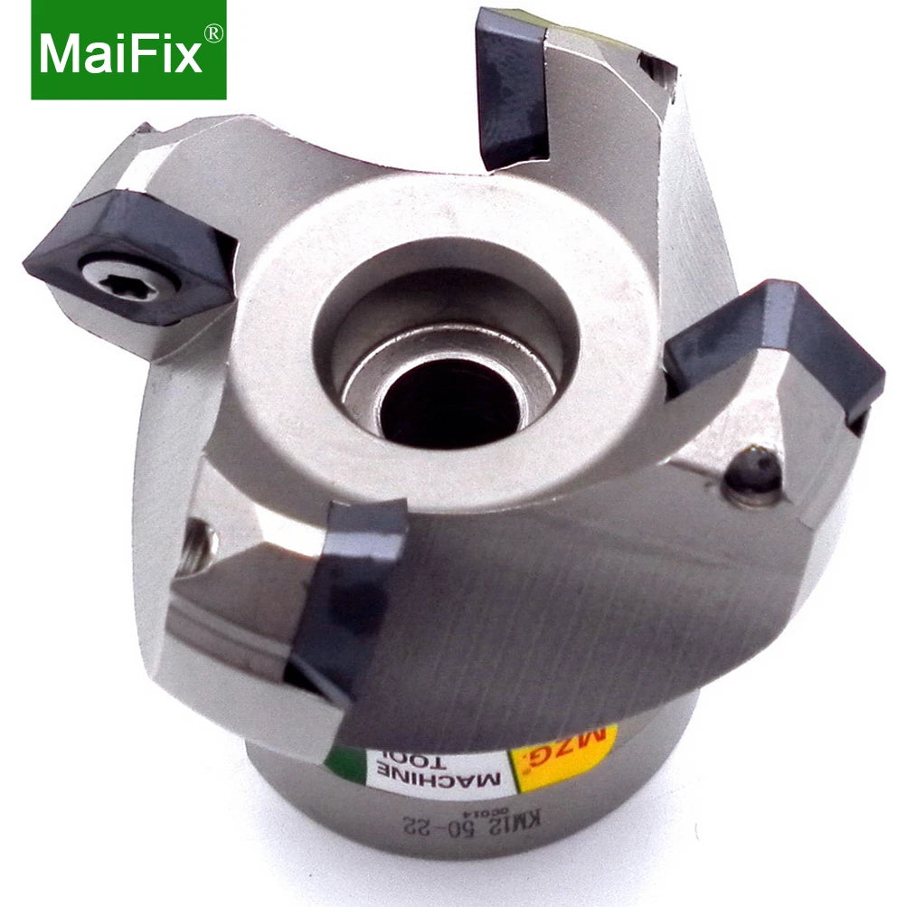 Maifix KM12R 50mm 63mm SEKT 1204 CNC Lathe Tungsten Carbide Insert Machine Fast Feeding End Mill Face Milling Cutter MegaBDM