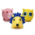 Yaobang Latex Squeaky Pig Dog Chew Toy Resistant Durable Interactive Molar Cleaning 6cm/9.5cm