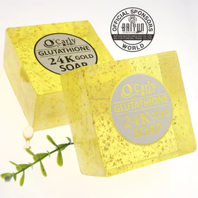 O'Carly Skin Care 24K Gold Solid Soap Whitening Perfume 280g Big Handmade Soap OEM Logo