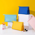 Pure Color Easy Carry Travel Cosmetic Bag Elegant Women Cosmetic Pouch Prior Quality Cosmetic Pouch Wholesale