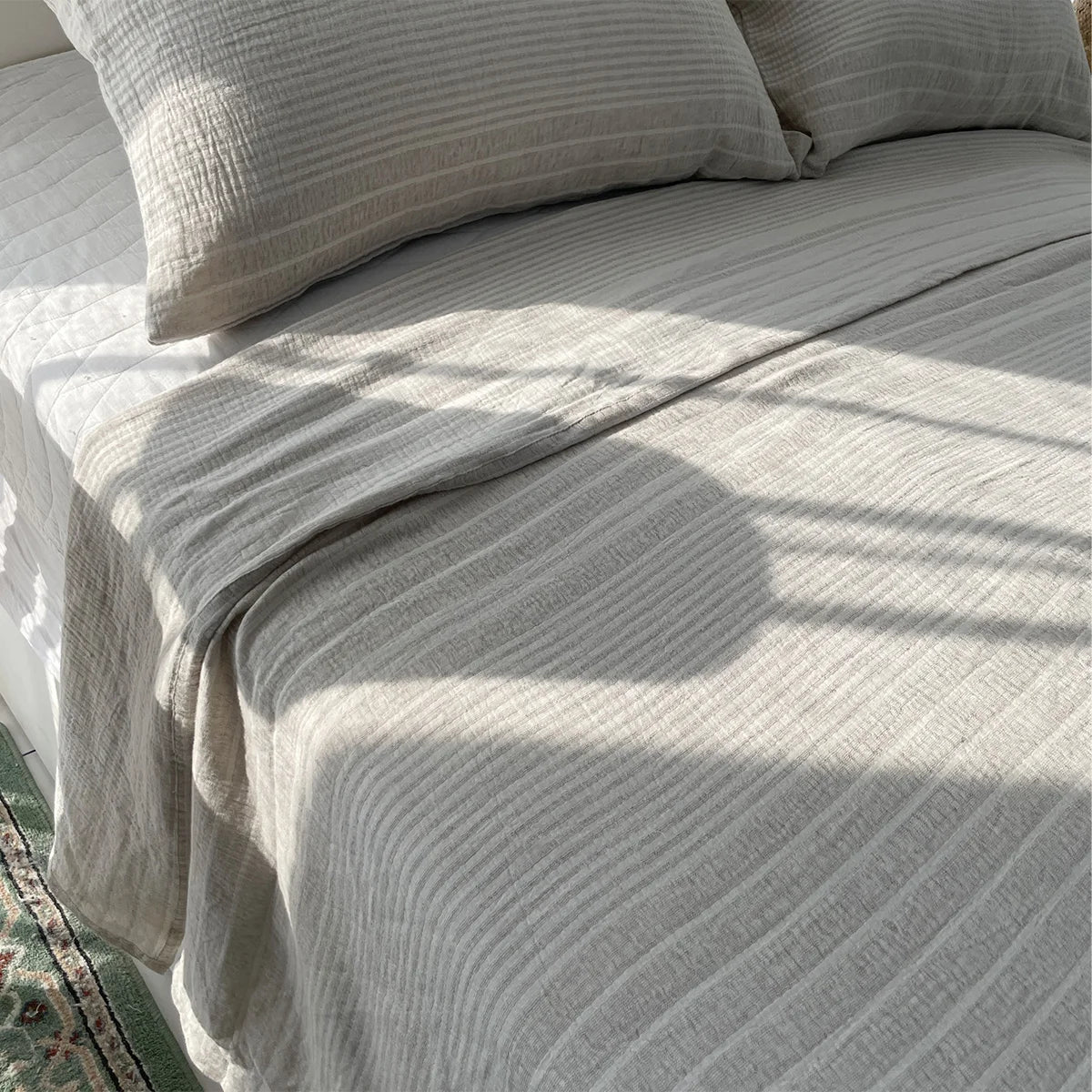 Muslin Throw Blanket Large 50x70 Inches Breathable and Lightweight Thin Soft Summer Gauze Muslin Blanket for Adults