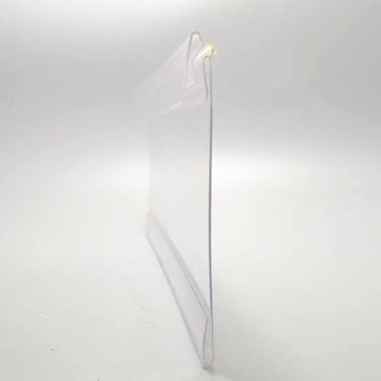 PVC Plastic Label Strip Price Label Holder Extrusion Plastic Strip Supermarket Price Display Label Holder