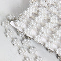 Chain Decorated with Pearls Welded with Flowers Loose Rhinestones Used for Bags Clothes Shoes Weddings Parties