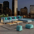 Discount Furniture Modern Terrace Balcony Patio Seating Luxury Sofa Furniture Outdoor Waterproof Garden Set
