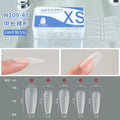 100pcs Custom Label Nail Tips Short Medium Trapezoid Almond Round Matte Gel Nail Tips Full Cover False Nails