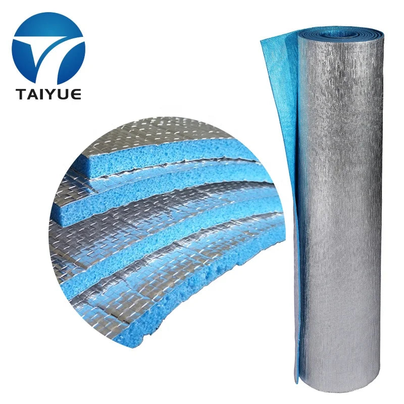 Ceiling XPE Foam With Aluminum Heat Thermal Insulation for Home With Overlap