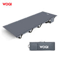 WOQI Compact Camping Cot Portable Folding Lightweight Bed Easy Set up Outdoor Travel Beach Cot