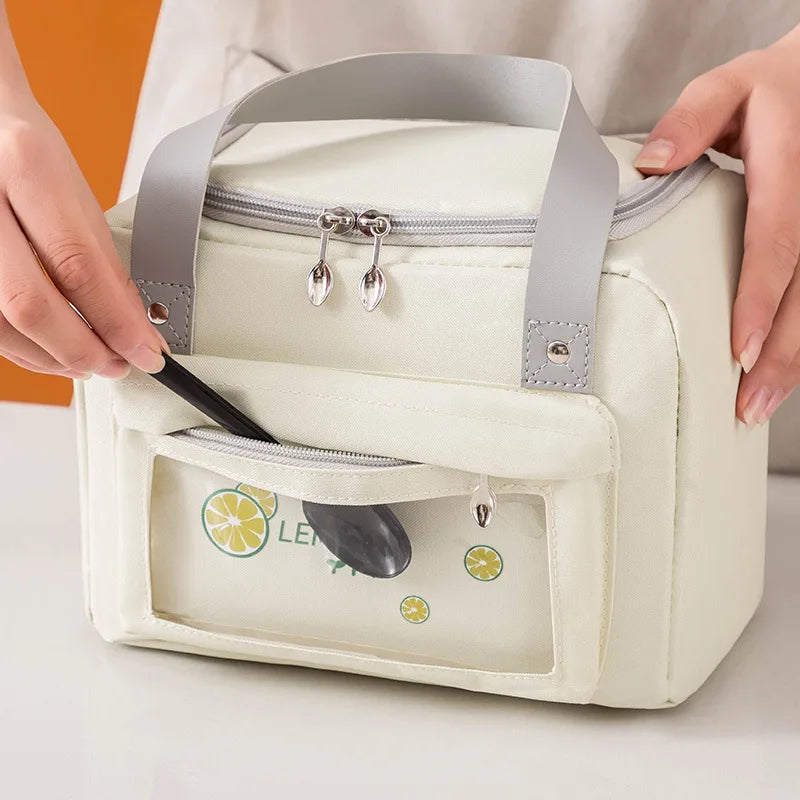 2023 Hot Sale Portable Thermal Lunch Bags Insulated Lunch Bag Picnic Food Box Cooler Tote