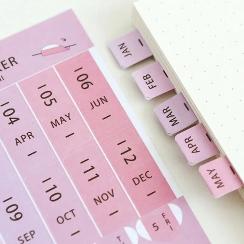 Custom High Quality Personalized Label Weekly Planner Sticker Sheet Book