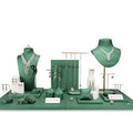 Customized Jewelry display props PU leather Jewelry display set ring pendant bracelet necklace display stand