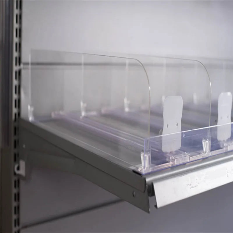 Pharmacy Pusher Kit Shelf Automatic Replenishment Pushing Pusher System Feed Shelf Roller Pusher System