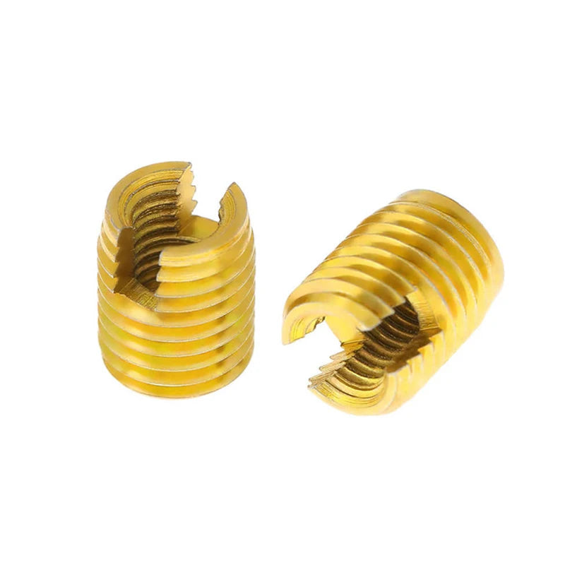303 Thin-walled 302 Slotted Thread Insert M10*1.5-M12*1.5-15L 300SUS/Steel Galvanized 6-30mm