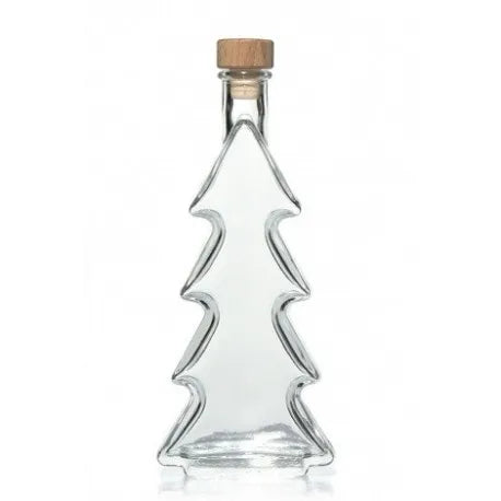 Free Shipping Christmas Tree-Shaped Vodka Alcohol Beverage Tree Bottle W/ Cork
