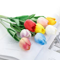Simulation Tulip Flower Home Living Room Decoration Flower Arrangement Material Feel PU Wedding Decoration