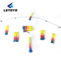 LETOYO 40" Trolling Fishing Lures 6"/10" Splash Floating Squid Lure and 316 Stainless Steel Offshore Trolling Lure