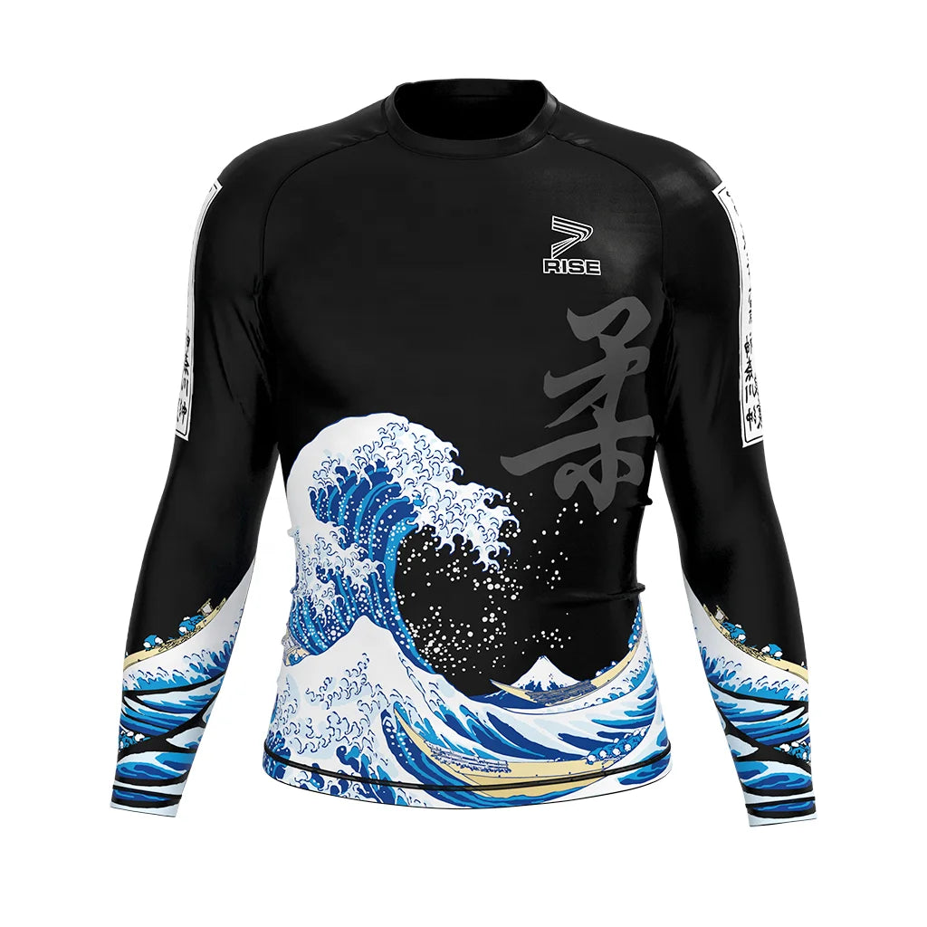 Wholesale Designs Custom Print Men Swimming Jiu Jitsu Mma Bjj Rash Guard