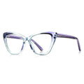 Progressive Color Cat Eye Frame Glasses Women's Anti Blue Eyeglasses Frames Designer TR90 Optical Frame for Glasses 2025