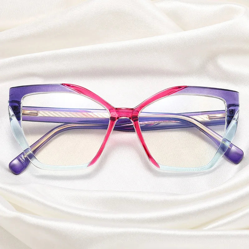 2022 Anti-blue Light Optical Frame Spectacles Frame European and American Fashion Candy Color CP Glasses Frame