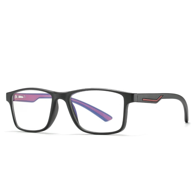 Wholesale Classic TR90 Glasses Frame for Men Anti-Blue Light Spring Hinge Optical Frame Custom Prescription Lens Spectacles