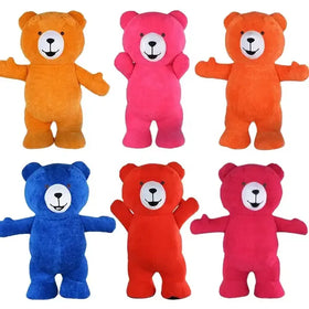 2/2.6/3m Outdoor Walking Mascot Inflatable Teady Bear Mascot Costumes for Party