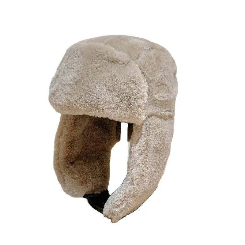 Winter Trapper Visor Ushanka for Unisex Adults Fashionable Waterproof Sports Ushanka for Snow
