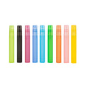 Mini Travel Perfume Sample 2ml 5ml 10ml 15ml 20ml 30ml PP clear Black White Plastic Perfume Spray Bottle with Pump Atomizer