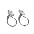 Factory Price Stainless Steel Earring Clip French Kidney Ear Wire Loop Making Hook Earring Clip Backs of Earring Findings
