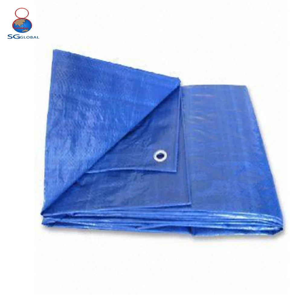Heavy Duty Fireproof PE Coated Plain Roofing Cover Tarpaulin-China Polyethylene