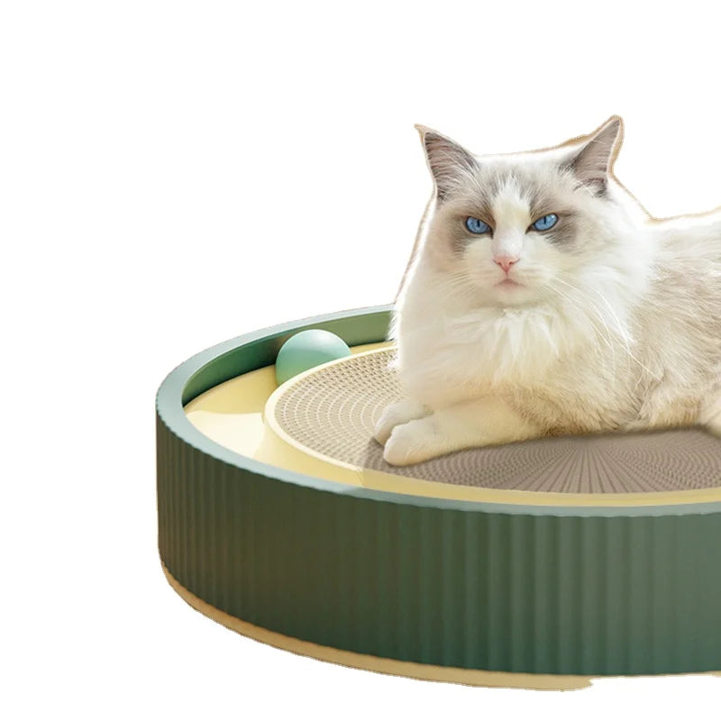 Eco-Friendly Big Cat Claw Scratcher Natural Sisal Turntable Interactive Track Ball Various Classic Modern Luxury Cartoon Simple