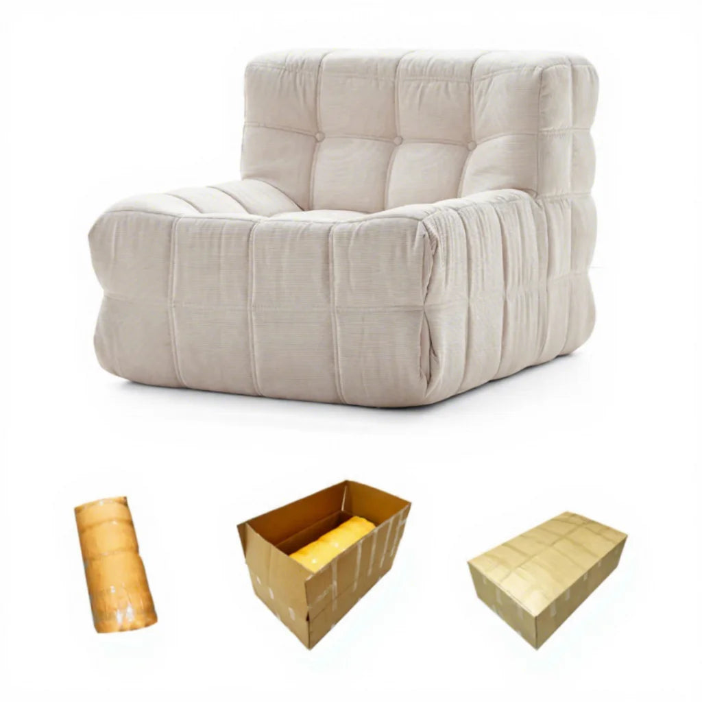 Union Win Modern Fabric Modular Sofa Bed Set-Customizable Size & Color Vacuum-Sealed Foam Lazy Sofa